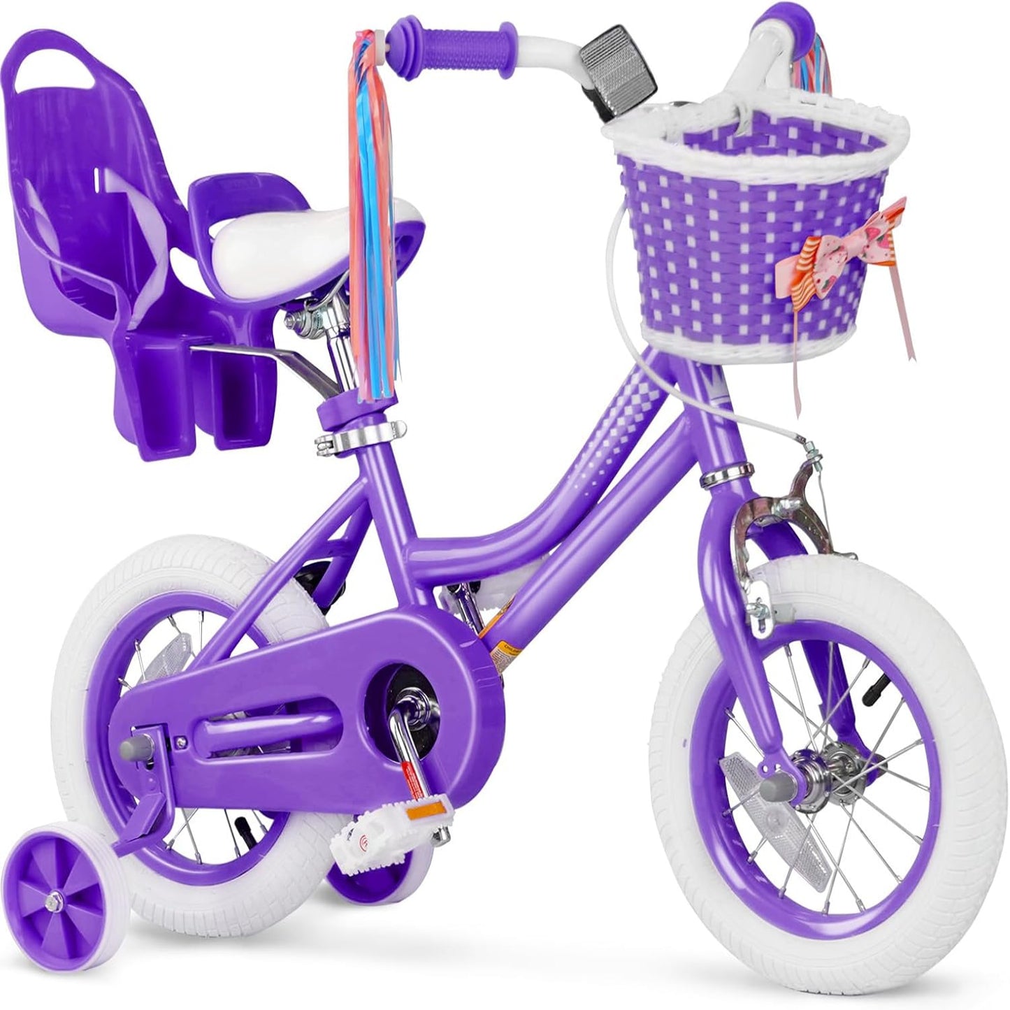 XJD Girls Bike Light Purple