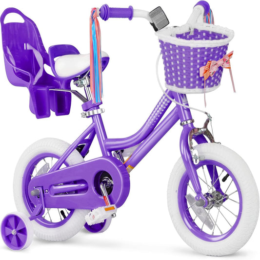 XJD Girls Bike Light Purple